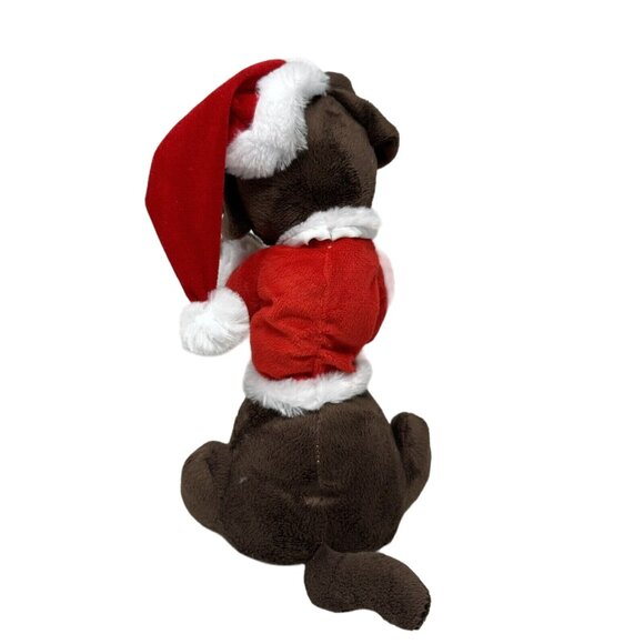 Christmas Dachshund Plush Toy Santa Claus Hat Jacket NOT WORKING - Picture 3 of 8